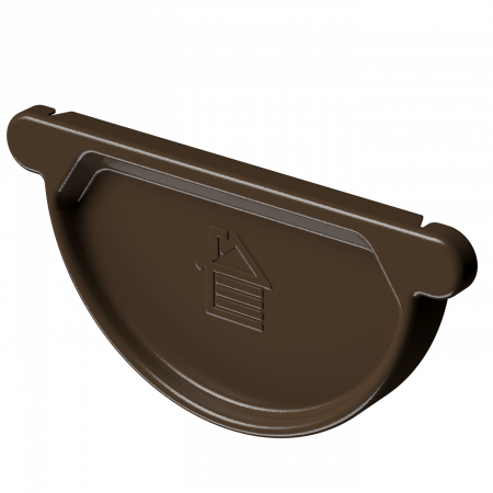 Заглушка желоба металлическая Docke Stal Premium каштан